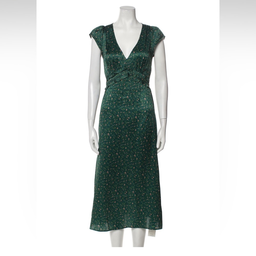 Reformation Kaye Silk Dress